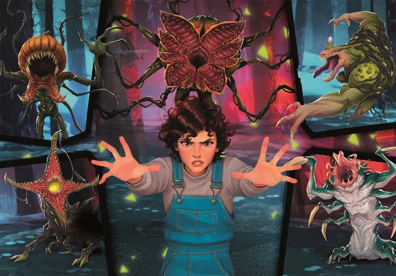 Puzzel - 180 Stukjes - Stranger Things Design 3 - Kinderpuzzel - Legpuzzel - Vanaf 7 Jaar van Clementoni, editie Bruin – doos