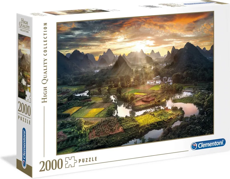 Puzzel - 2000 Stukjes - China - High Quality Collection - Puzzel Voor Volwassenen van Clementoni, editie Multi kleur – doos 1 van 2