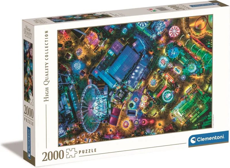 Puzzel - 2000 Stukjes - Luchtfoto Aansicht - Puzzel Voor Volwassenen - High Quality Collection de Clementoni, édition Multicolore – boîte