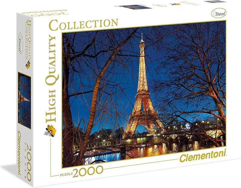 Puzzel - 2000 Stukjes - Parijs - Puzzel Voor Volwassenen - High Quality Collection van Clementoni, editie Multi kleur – doos