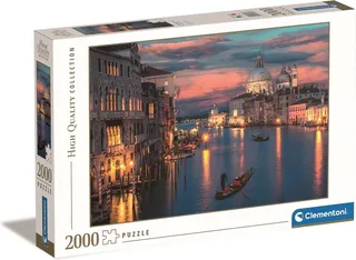 Puzzel - 2000 Stukjes - The Magnificent Grand Canal - Puzzel Voor Volwassenen - High Quality Collection from Clementoni, Multicolour edition – box 1 of 2