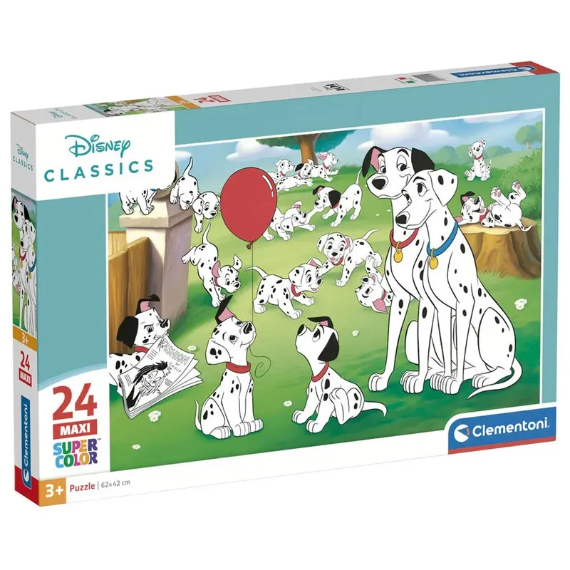 Puzzel - 24 Maxi Stukjes - Disney Dieren - Kinderpuzzel - Vanaf 3 jaar van Clementoni, editie Meerkleurig – doos 2 van 3