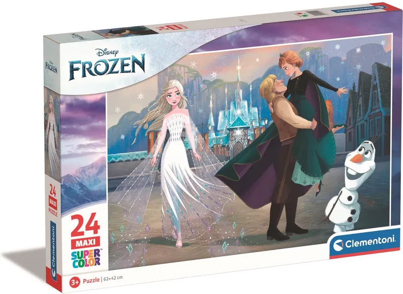Puzzel - 24 Maxi Stukjes - Disney Frozen 2 - Kinderpuzzel - Vanaf 3 jaar de Clementoni, édition Multicolore – boîte