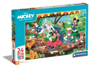 Puzzel - 24 Stukjes - Mickey en Vrienden - Maxi Puzzel voor Kinderen from Clementoni, Multicolour edition – box 2 of 2