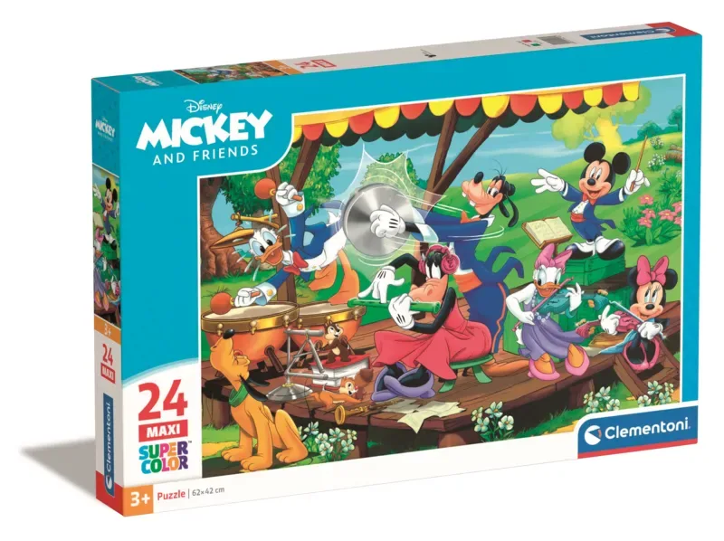 Puzzel - 24 Stukjes - Mickey en Vrienden - Maxi Puzzel voor Kinderen from Clementoni, Multicolour edition – box 2 of 2