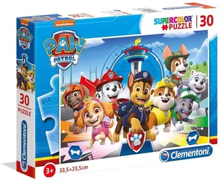 Puzzel - 30 Stukjes - Paw Patrol - Puzzel Voor Kinderen fra Clementoni, Flerfarvet-udgave – æske 1 af 2