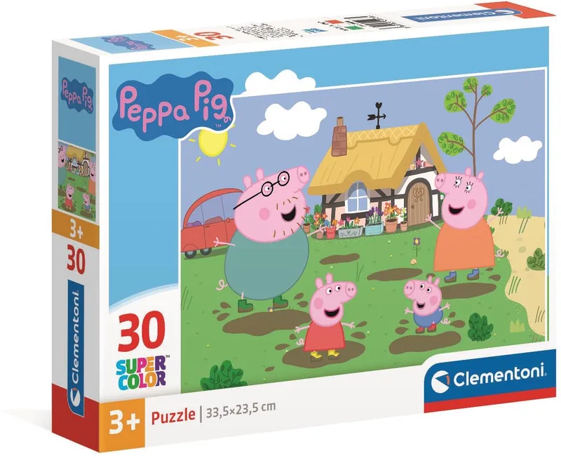 Puzzel - 30 Stukjes - Peppa Pig - Kinderpuzzel - Vanaf 3 jaar fra Clementoni, Flerfarvet-udgave – æske