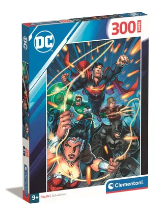 Puzzel - 300 Stukjes - DC Comics Justice League - Kinderpuzzel - Vanaf 9 Jaar from Clementoni, Multicolour edition – box 2 of 2