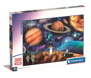 Puzzel - 300 Stukjes - Ruimtemissie - Puzzel Voor Kinderen - Vanaf 9 Jaar fra Clementoni, Flerfarvet-udgave – æske 2 af 2