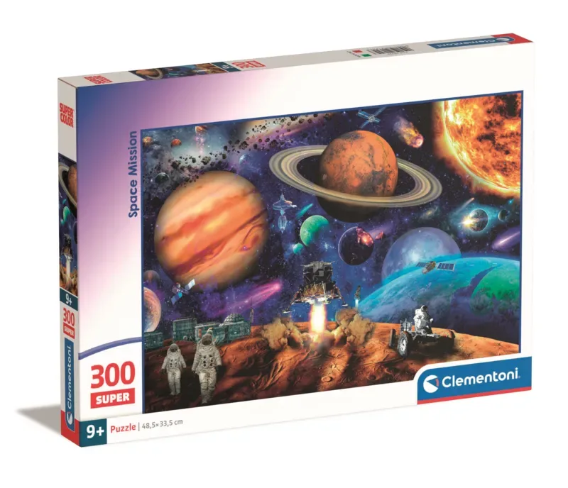 Puzzel - 300 Stukjes - Ruimtemissie - Puzzel Voor Kinderen - Vanaf 9 Jaar fra Clementoni, Flerfarvet-udgave – æske 2 af 2