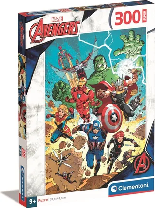 Puzzel - 300 Stukjes - Super Avengers - Puzzel Voor Kinderen - Vanaf 9 Jaar from Clementoni, Multicolour edition – box 1 of 2