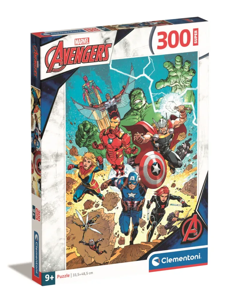 Puzzel - 300 Stukjes - Super Avengers - Puzzel Voor Kinderen - Vanaf 9 Jaar from Clementoni, Multicolour edition – box 2 of 2