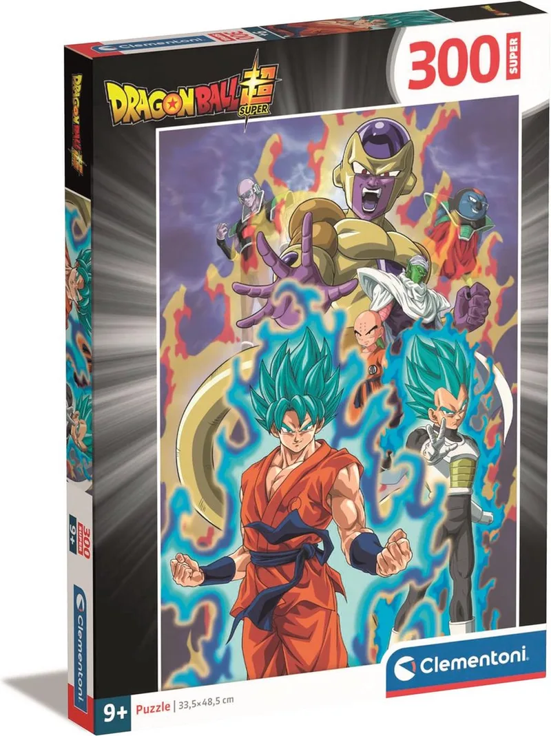 le Puzzle européen Made in Italie Puzzle Dragon Ball - 200 à 499 pièces de Clementoni, édition Multicolore – boîte 1 sur 2