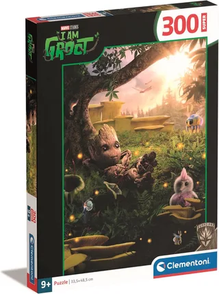 Puzzel - 300 Stukjes - Super Marvel I Am Groot - Puzzel Voor Kinderen - Vanaf 9 Jaar van Clementoni, editie Meerkleurig – doos 1 van 2