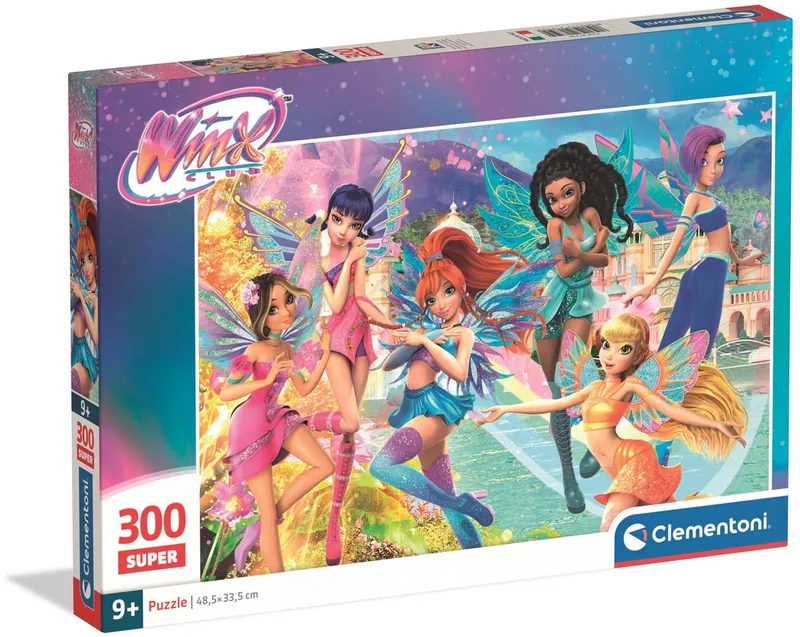 Puzzel - 300 Stukjes - Winx - vanaf 9 jaar van Clementoni, editie Meerkleurig – doos
