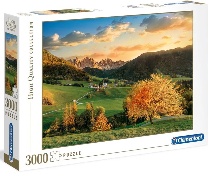 Puzzel 3000 Stukjes High Quality Collection The AlpsPuzzel Voor Volwassenen en Kinderen, 14-99 jaar, 33545 van Clementoni, editie Multi kleur – doos