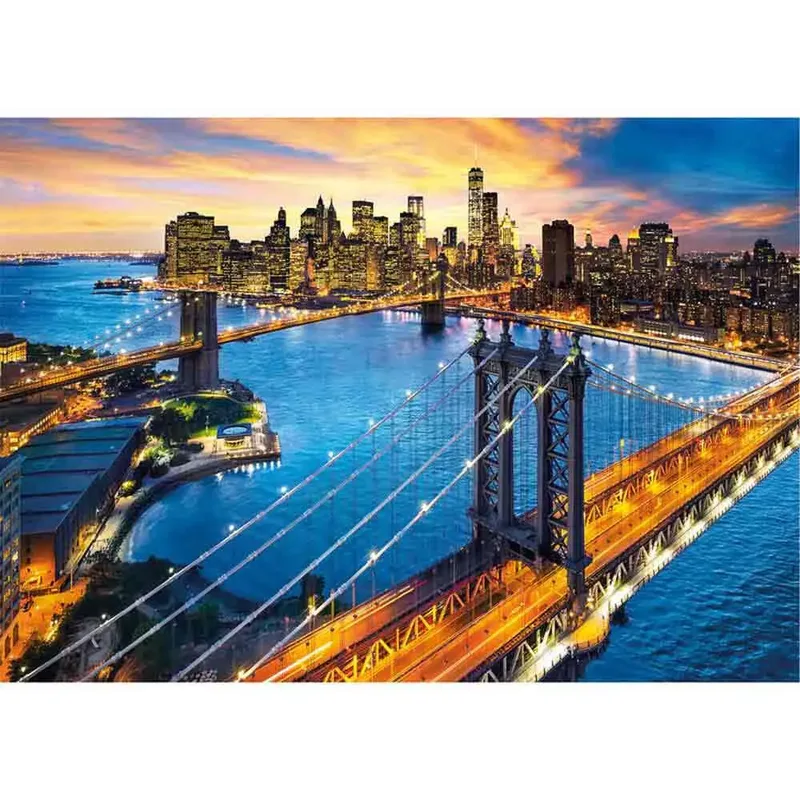 Puzzel - 3000 Stukjes - New York - Puzzel Voor Volwassenen - High Quality Collection from Clementoni, Multi kleur edition – box 2 of 2