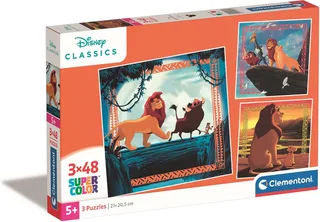 Puzzel - 3x48 Stukjes - De Leeuwenkoning - Kinderpuzzel - Vanaf 5 jaar from Clementoni, Multicolour edition – box 1 of 5