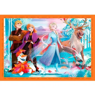 Puzzel - 4 in 1 - Frozen - Puzzel Voor Kinderen - Supercolor de Clementoni, édition Disney Frozen – boîte 4 sur 4