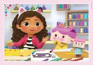 Puzzel - 4 in 1 Gabby's Dollhouse - Puzzels van 12, 16, 20 en 24 stukjes - Vanaf 3 jaar van Clementoni, editie Meerkleurig – doos 2 van 5