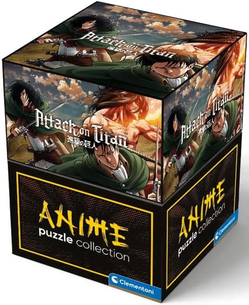 Puzzel - 500 Stukjes - Anime Puzzle Collection - Attack on Titan - Puzzel voor volwassen en kinderen - 14-99 jaar van Clementoni, editie Meerkleurig – doos