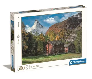 Puzzel - 500 Stukjes - Charmante Matterhorn - Puzzel Voor Volwassenen - High Quality Collection van Clementoni, editie Meerkleurig – doos 2 van 2