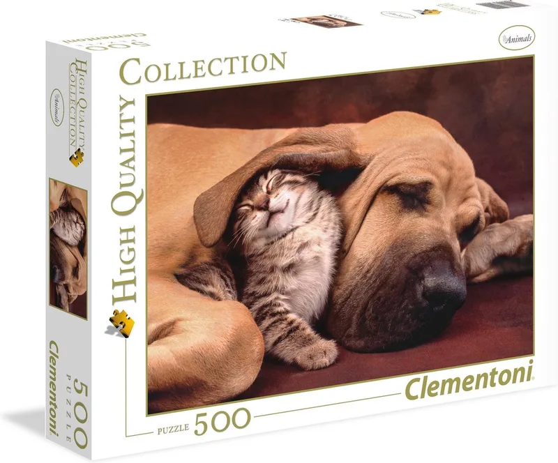 Puzzel - 500 Stukjes - Cuddles - Puzzel Voor Volwassenen - High Quality Collection von Clementoni, Ausgabe Mehrfarbig – Schachtel
