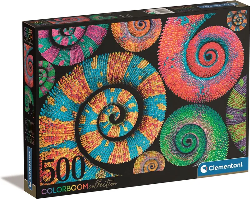 Puzzel - 500 Stukjes - Curly Tails - Puzzel Voor Volwassenen - High Quality Collection van Clementoni, editie Meerkleurig – doos