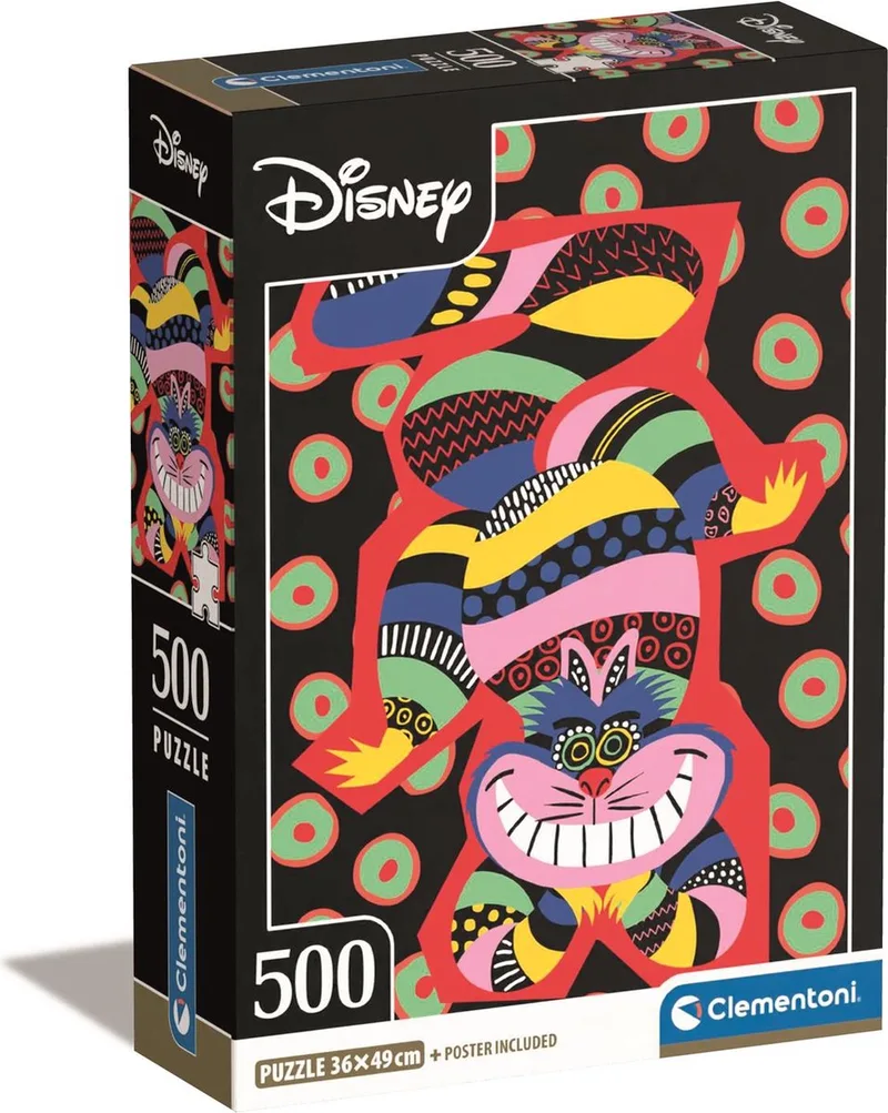 Puzzel - 500 Stukjes - Disney - Compact doos - Puzzel Voor Volwassenen from Clementoni, Multi-coloured edition – box