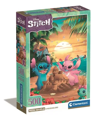 Puzzel - 500 Stukjes - Disney Stitch - Compact Box from Clementoni, Multicolour edition – box 2 of 2