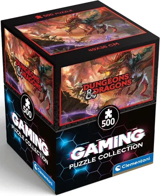 Puzzel - 500 Stukjes - Dungeons & Dragons - Cube - Puzzel Voor Volwassenen from Clementoni, Multicolour edition – box 1 of 2