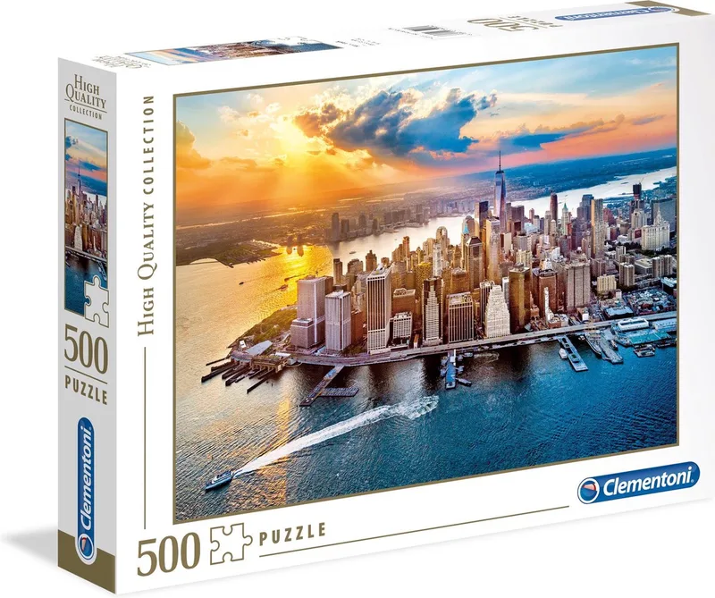 Puzzel - 500 Stukjes - New York - Puzzel Voor Volwassenen - High Quality Collection van Clementoni, editie Multi kleur – doos