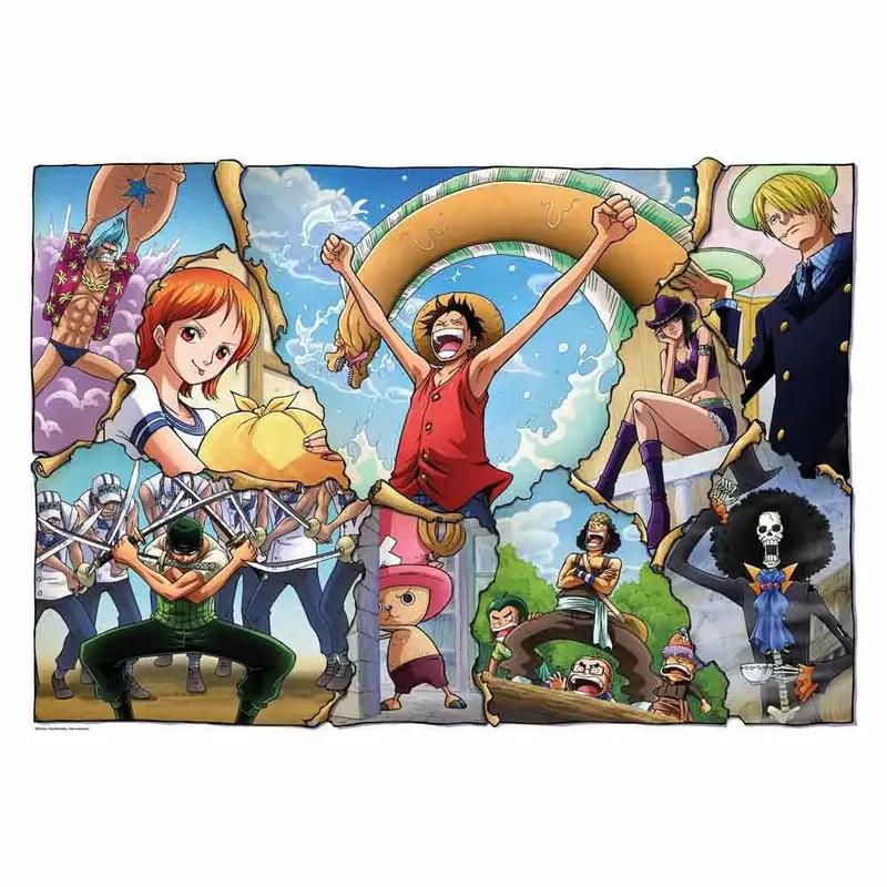 Puzzel - 500 Stukjes - One Piece - Anime collection - Cube - Puzzel Voor Kinderen en Volwassenen van Clementoni, editie OnePiece1 – doos 2 van 6
