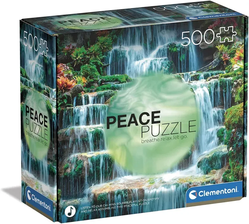 Puzzel - 500 Stukjes - Peace Puzzel - Puzzel Voor Volwassenen from Clementoni, Multicolour edition – box 2 of 2