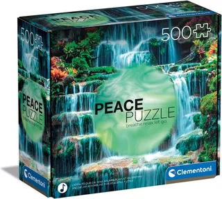 Puzzel - 500 Stukjes - Peace Puzzel - Puzzel Voor Volwassenen from Clementoni, Multicolour edition – box 1 of 2