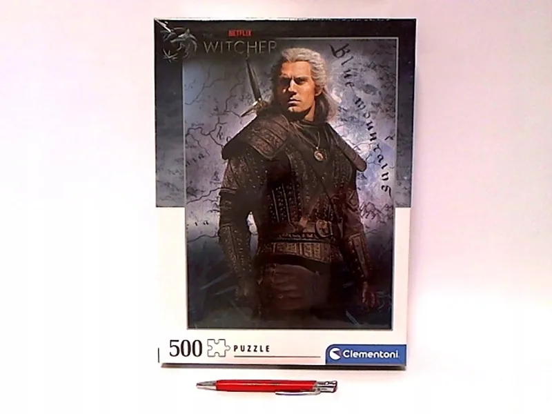Puzzel 500 Stukjes - The Witcher Netflix van Clementoni, editie Meerkleurig – doos
