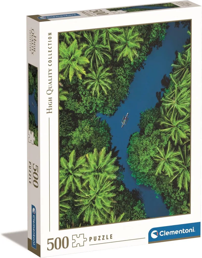 Puzzel - 500 Stukjes - Tropisch Luchtbeeld - Puzzel Voor Volwassenen - High Quality Collection van Clementoni, editie Meerkleurig – doos