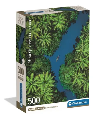 Puzzel - 500 Stukjes - Tropisch Luchtbeeld - Puzzel Voor Volwassenen - High Quality Collection from Clementoni, Multicolour edition – box 2 of 2