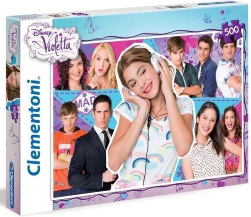 Puzzel 500 stukjes VIOLETTA MY WORLD van Clementoni, editie Meerkleurig – doos