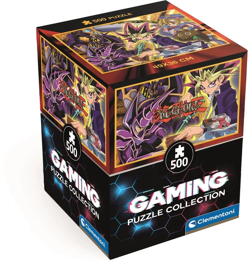 le Puzzle européen Made in Italie Puzzle Yu-Gi-Oh! - 500 à 999 pièces de Clementoni, édition Multicolore – boîte
