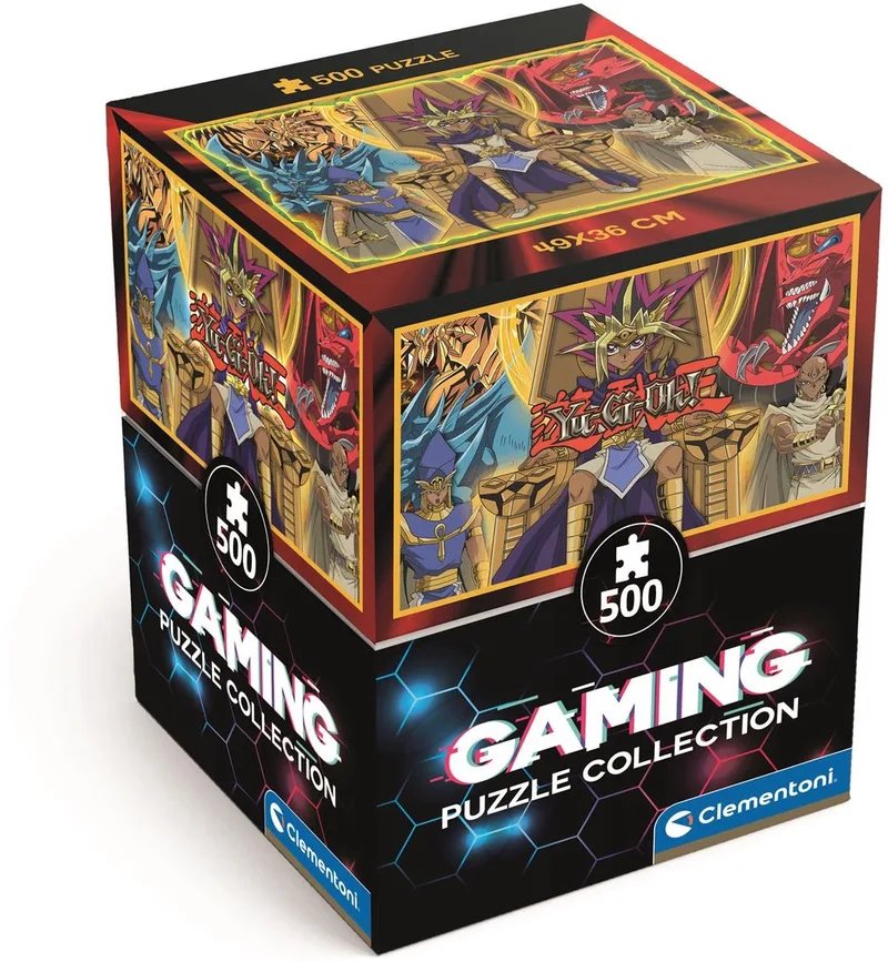 Puzzel - 500 Stukjes - Yu-Gi-Oh - Gaming collection - Cube - Puzzel Voor Kinderen en Volwassenen de Clementoni, édition Multicolore – boîte
