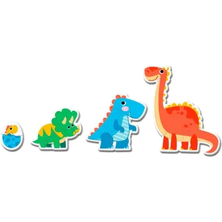 Puzzel - 6 Stukjes - Dinosaurus - Puzzel Voor Kinderen - My First Puzzles van Clementoni, editie Meerkleurig – doos 2 van 3