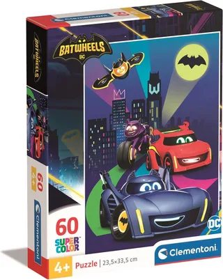 Puzzel - 60 Stukjes - Batwheels - Kinderpuzzle vanaf 4 jaar from Clementoni, Multicolour edition – box 1 of 2