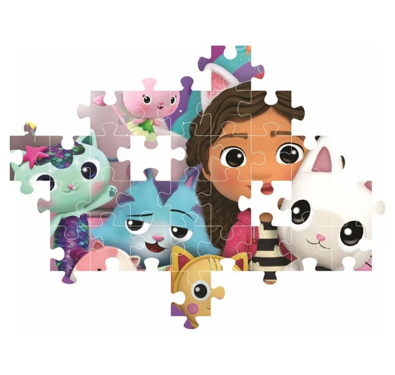 Puzzel - 60 Stukjes - Gabby's Dollhouse - Kinderpuzzel - Vanaf 4 Jaar from Clementoni, Multicolour edition – box 3 of 3