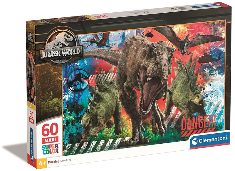 Puzzel - 60 Stukjes - Jurassic World - Puzzel Voor Kinderen from Clementoni, Multicolour edition – box