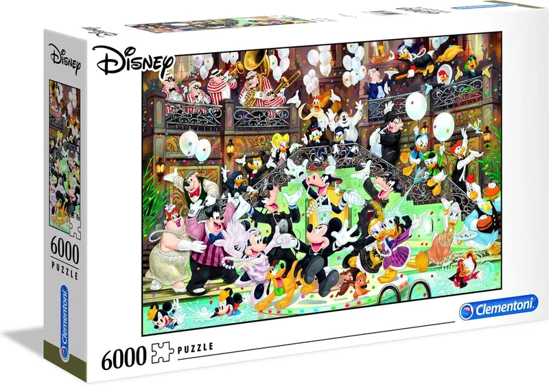 Puzzel - 6000 Stukjes - Disney Gala 2020 - High Quality Collection from Clementoni, Multi kleur edition – box