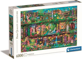 Puzzel - 6000 Stukjes - Magisch Bos - Puzzel Voor Volwassenen - High Quality Collection van Clementoni, editie Meerkleurig – doos 1 van 2