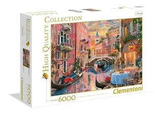 Puzzel - 6000 Stukjes - Zonsondergang in Venetië - High Quality Collection - Puzzel Voor Volwassenen från Clementoni, utgåva Multi kleur – kartong 2 av 2
