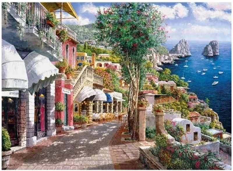 PUZZEL CAPRI 1000 STUKJES van Clementoni, editie Meerkleurig – doos