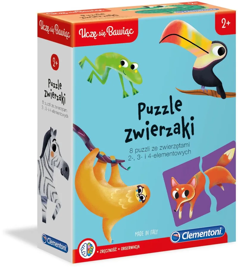Puzzel Dieren - Leerzaam Speelgoed voor Peuters from Clementoni, Multicolour edition – box